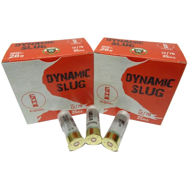 Amunicja kal. 12/70 Dynamic Slug 28g FAM